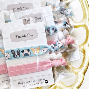 Dog Party Favors - Puppy Birthday Party Supplies - @PlumPolkaDot 