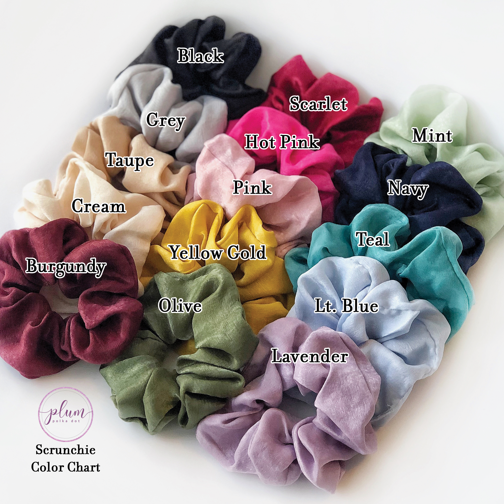 50 and Fabulous, 50th Birthday Party Favors for Women, Hair Scrunchies