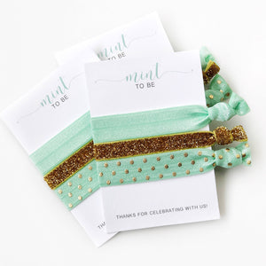 Mint to Be Bridal Shower and Baby Shower Favors - @PlumPolkaDot 