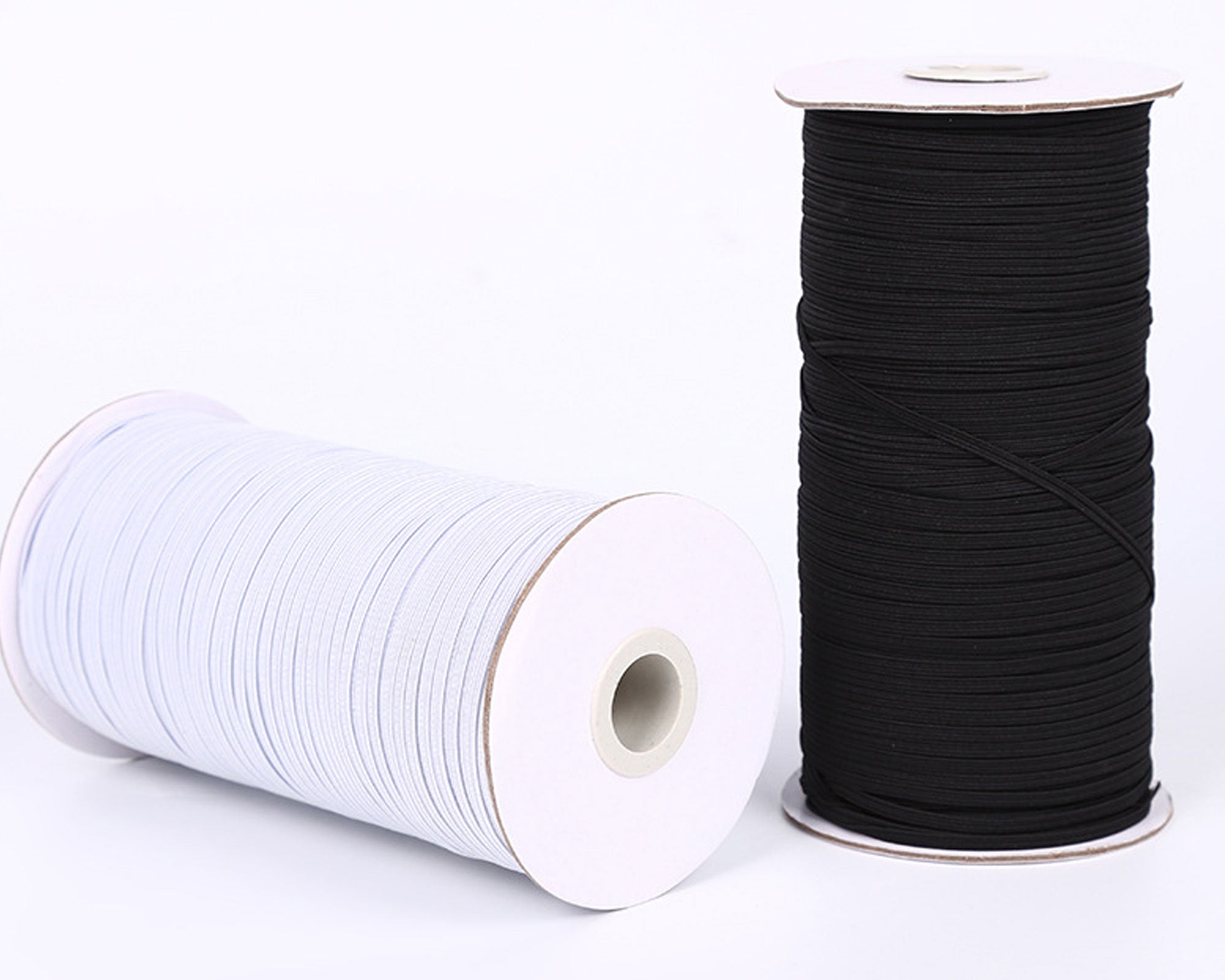 Sewing Elastic - 1/8 Inch (3mm) and 1/4 Inch (6mm) Elastic for Masks