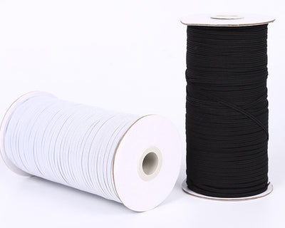 Sewing Elastic - 1/8 Inch (3mm) and 1/4 Inch (6mm) Elastic for Masks - @PlumPolkaDot 