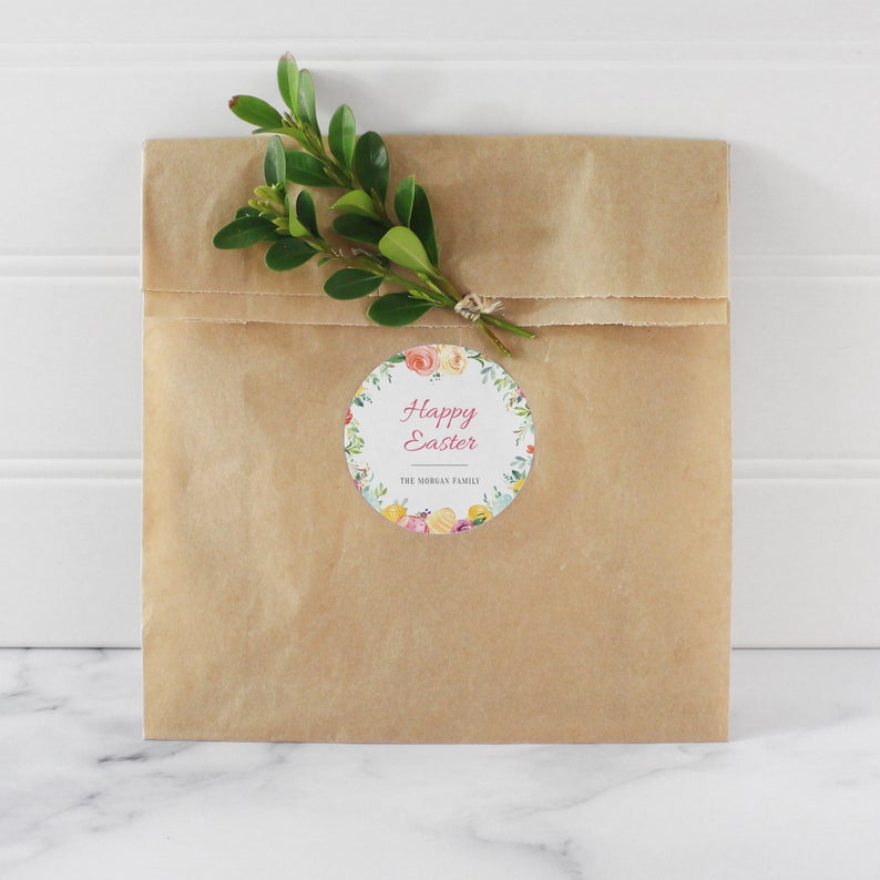How to Make Easter Bunny Gift Bags & Free Printable Tags – FAKING