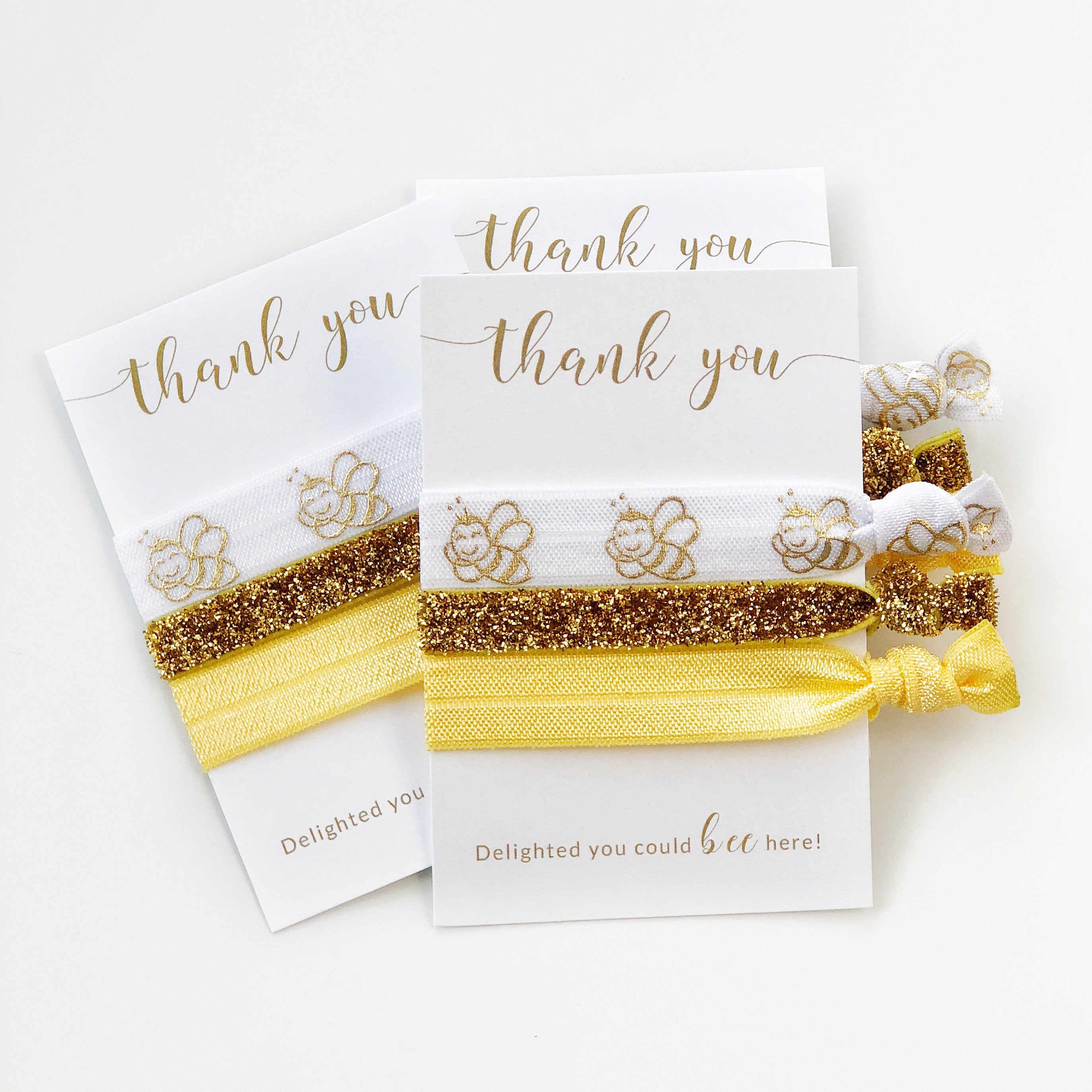 Mama To Bee Baby Shower Favors Hair Ties, Mommy To Bee Baby Shower Gifts for Guests, Hair Tie Favors - @PlumPolkaDot 