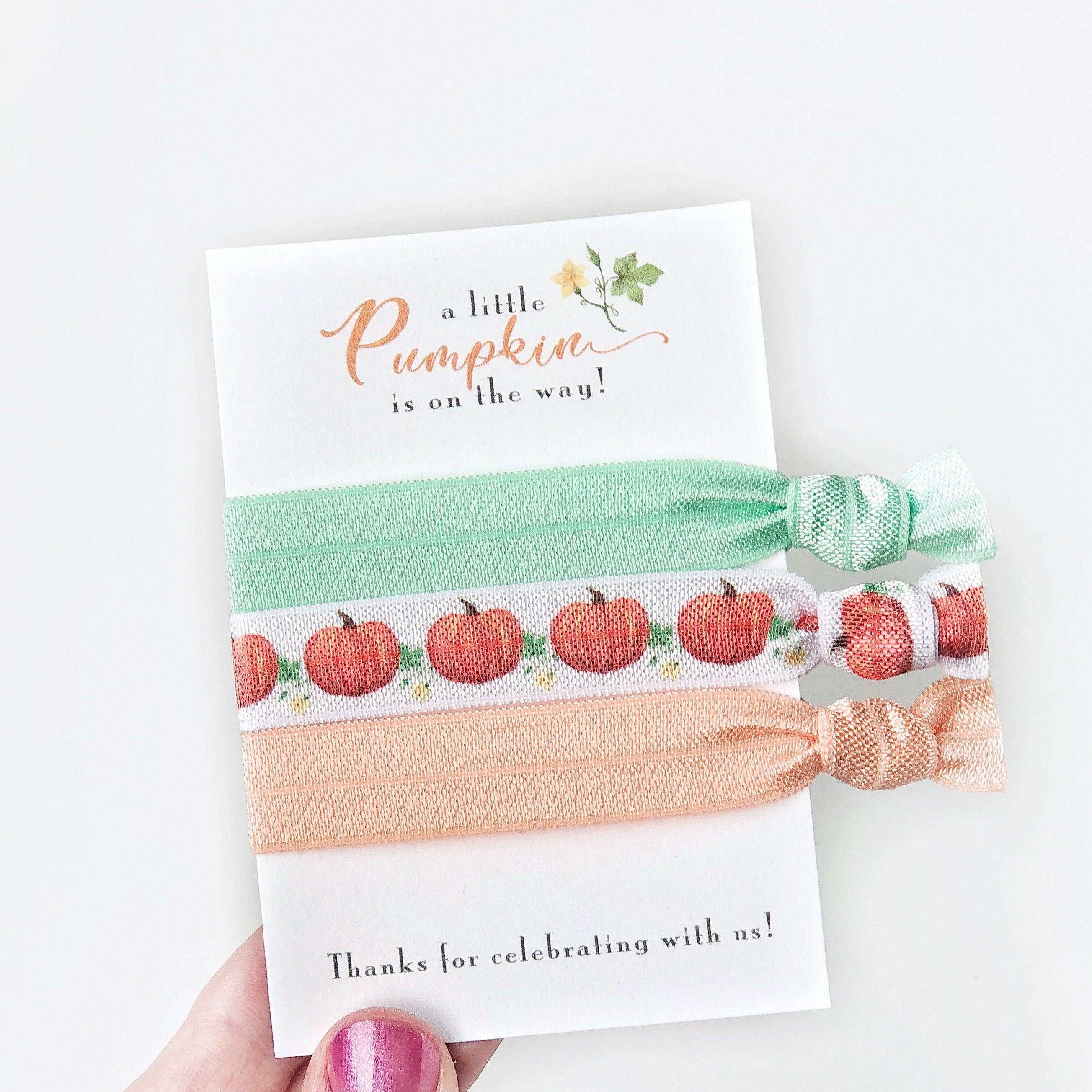 Little Pumpkin Baby Shower Favors, A Little Pumpkin is On The Way Baby Shower, Pumpkin Baby Shower Decorations - HP100 - @PlumPolkaDot 