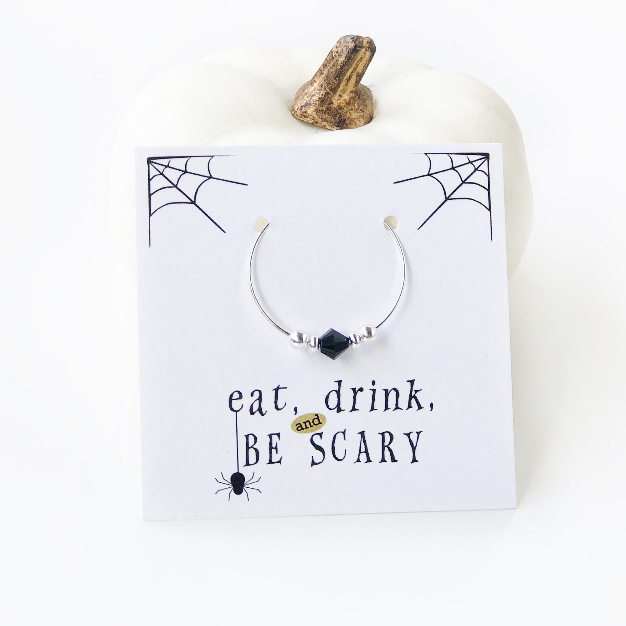 Halloween Party Favors for Adults, Adult Party Favors Halloween, Halloween Table Decor, Halloween Party Supplies, Wine Charm - EDS100