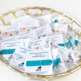 Promotional Items with Logo, Promotional Gifts, Company Giveaway, Corporate Gifts Bulk, Customized Gifts, Promotional Hair Ties - @PlumPolkaDot 