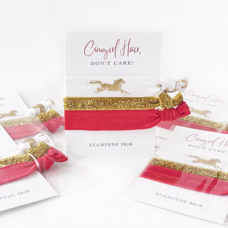 Horse Party Favors, Cowgirl Party Favors, Equestrian Party Supplies, Horse Baby Shower Favors, Horse Birthday Party Favors, Horse Hair Ties - @PlumPolkaDot 
