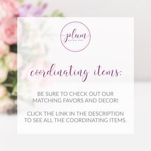 Food Sign Printable, Floral Bridal Shower Decorations, Pink Baby Shower Supplies, DIGITAL DOWNLOAD - FR100 - @PlumPolkaDot 