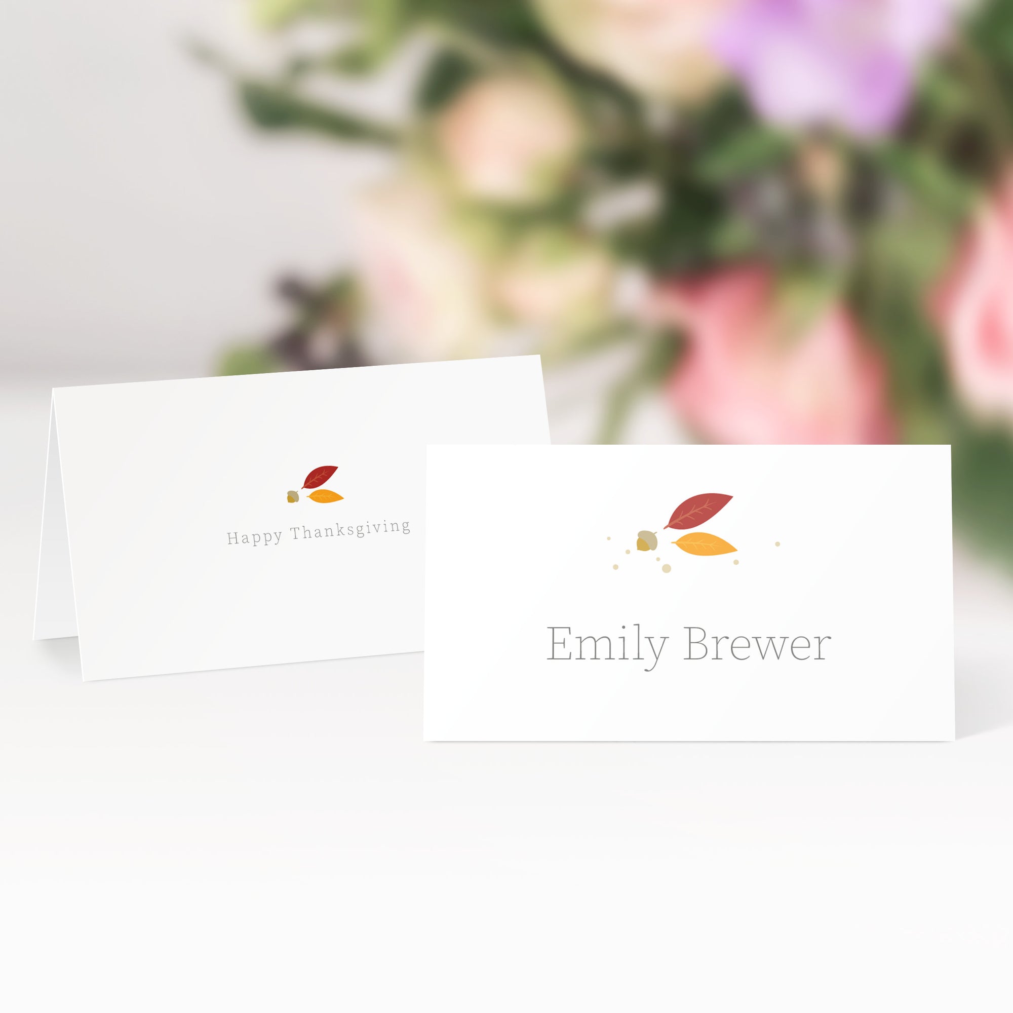 Friendsgiving Place Card Template Printable, Fall Dinner Name Card, Ed - PlumPolkaDot friendsgiving-place-card-template-printable-fall-dinner-name-card-ed-plumpolkadot