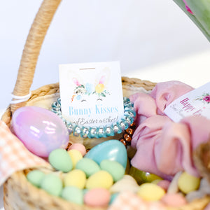 Easter Basket Stuffers, Spiral Hair Ties, Easter Gift Ideas - @PlumPolkaDot 