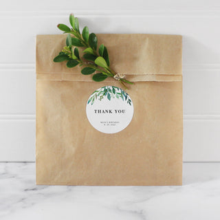 Greenery Favor Tags Printable Template, Greenery Birthday Party Favor Tags, Greenery Thank You Tags, Editable DIGITAL DOWNLOAD G100