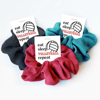 VolleyBall Gift Girls, Hair Scrunchies, VolleyBall Girl Team Gifts, VolleyBall Coach Gift, VolleyBall Party Favors for Girls Women