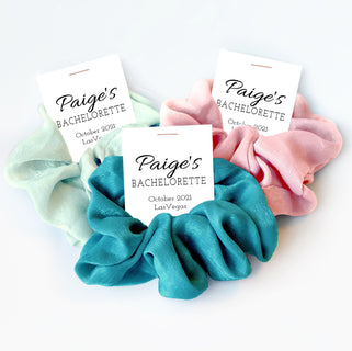 Personalized Bachelorette Favors, Hair Scrunchie Favors, Bachelorette Party Favors, Las Vegas Bachelorette Party Supplies, Bachelorette Gift