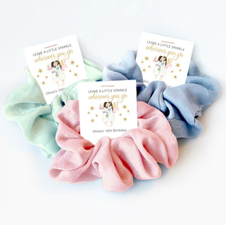 Fairy Party Favor, Hair Scrunchies, Fairy Birthday Party Favors for Girls, Woodland Fairy Party Favors, Fairy Garden Party Favors - D300