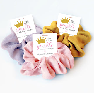 Princess Party Favors, Hair Scrunchies, Fairytale Princess Party Supplies, Princess Tea Party Favors Girls, Princess Birthday Party Favors