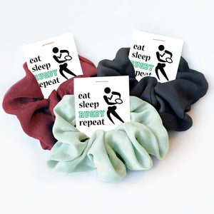 Rugby Team Gifts Girls, Hair Scrunchies, Rugby Gift, Rugby Coach Gift, Rugby Party Favors, Women&#39;s Rugby League Gift