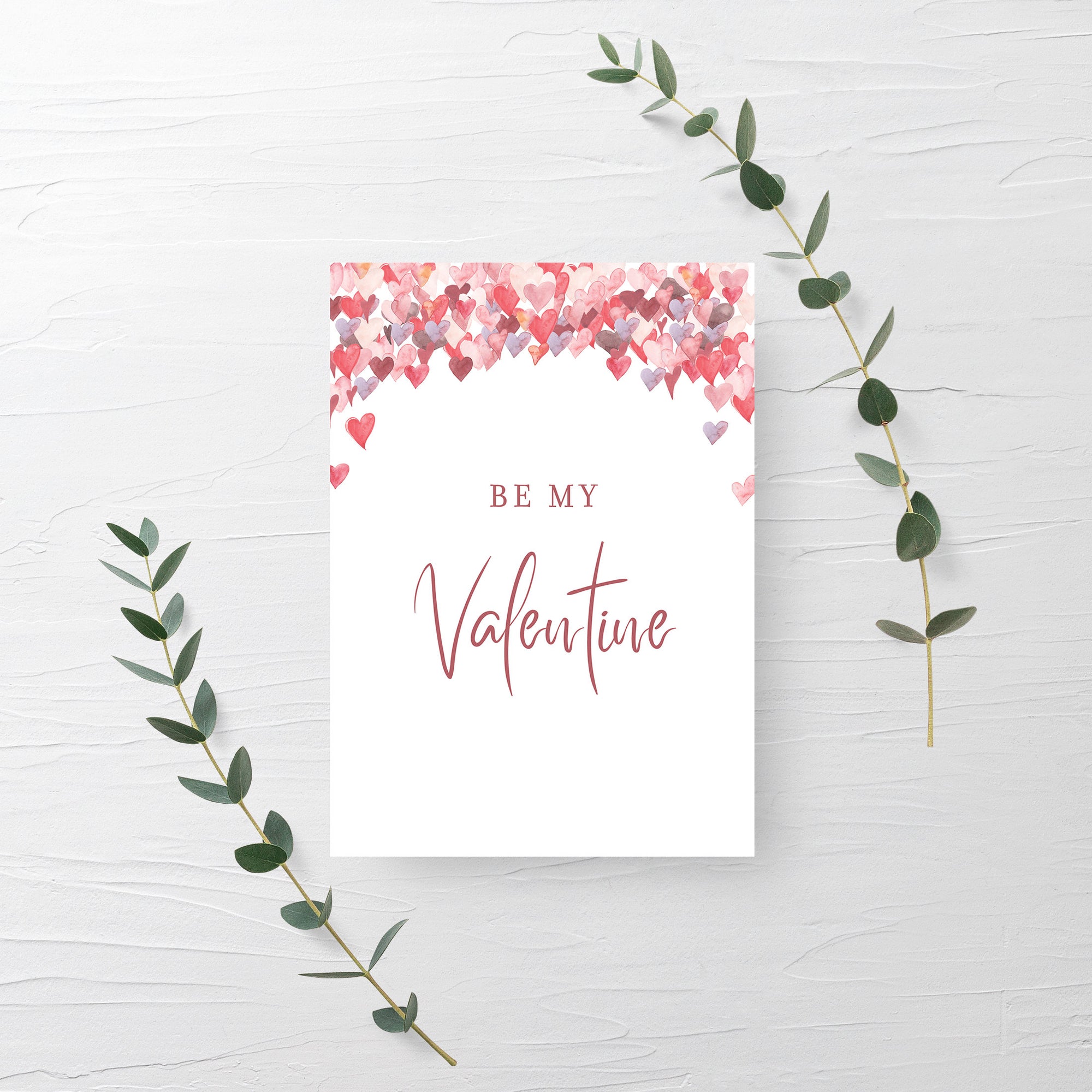 Be My Valentine Sign Printable, Valentines Day Decor, Valentines Day Party Decorations, Valentines Party Sign, INSTANT DOWNLOAD - VH100